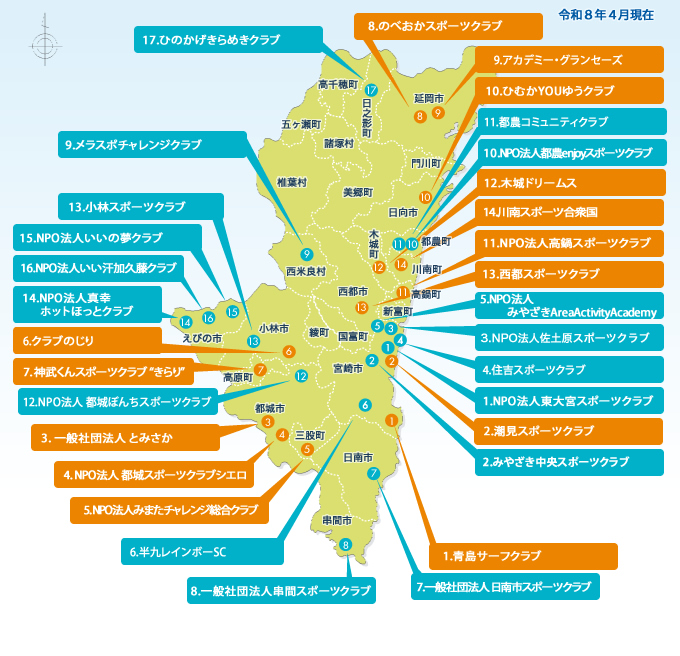 �����̑����^�n��X�|�[�c�N���uMAP